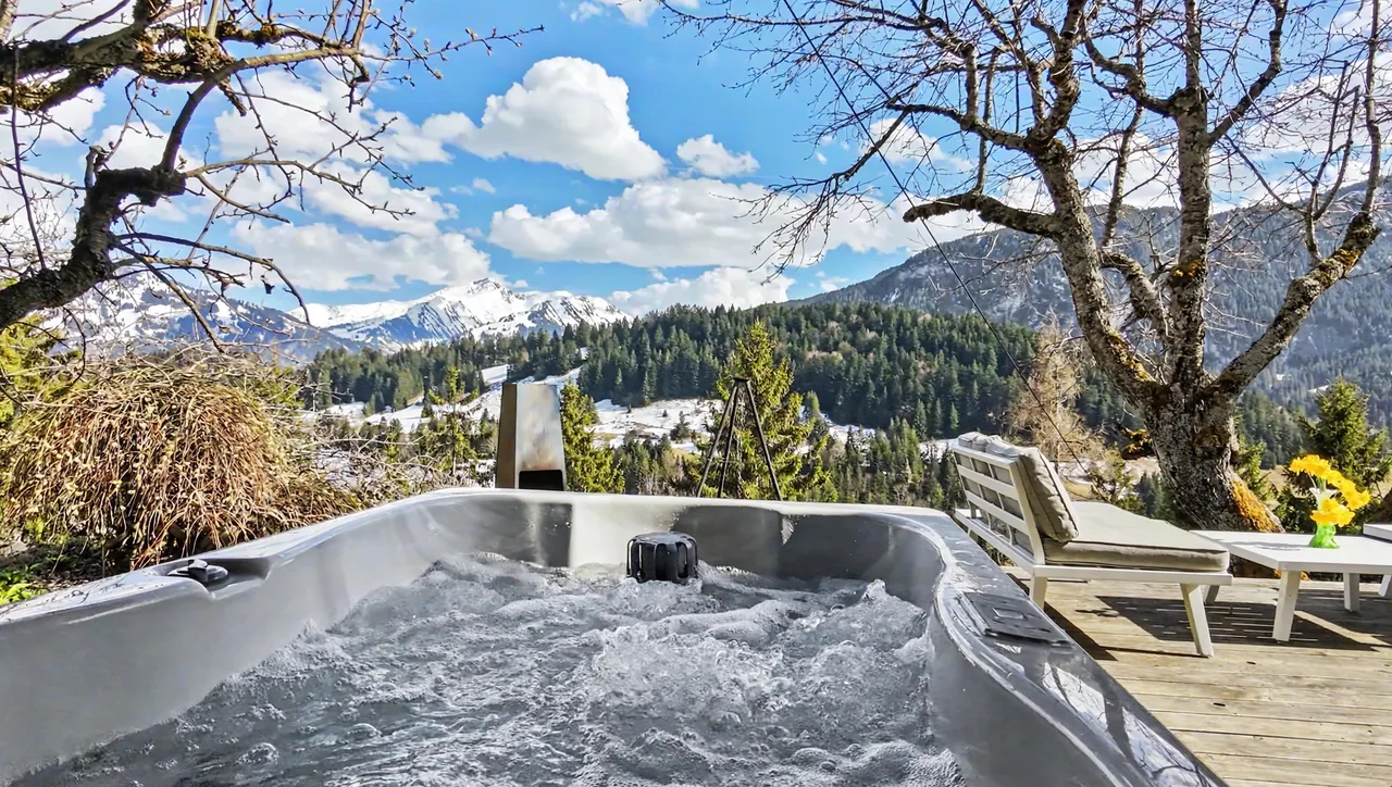 Paradise View - 5 BR Gstaad Paradise View Chalet with Outdoor Jacuzzi
