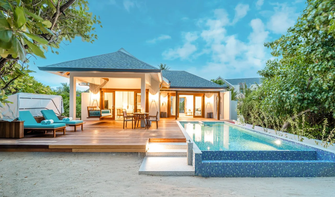 Private Deluxe Beach Residence at Maldives