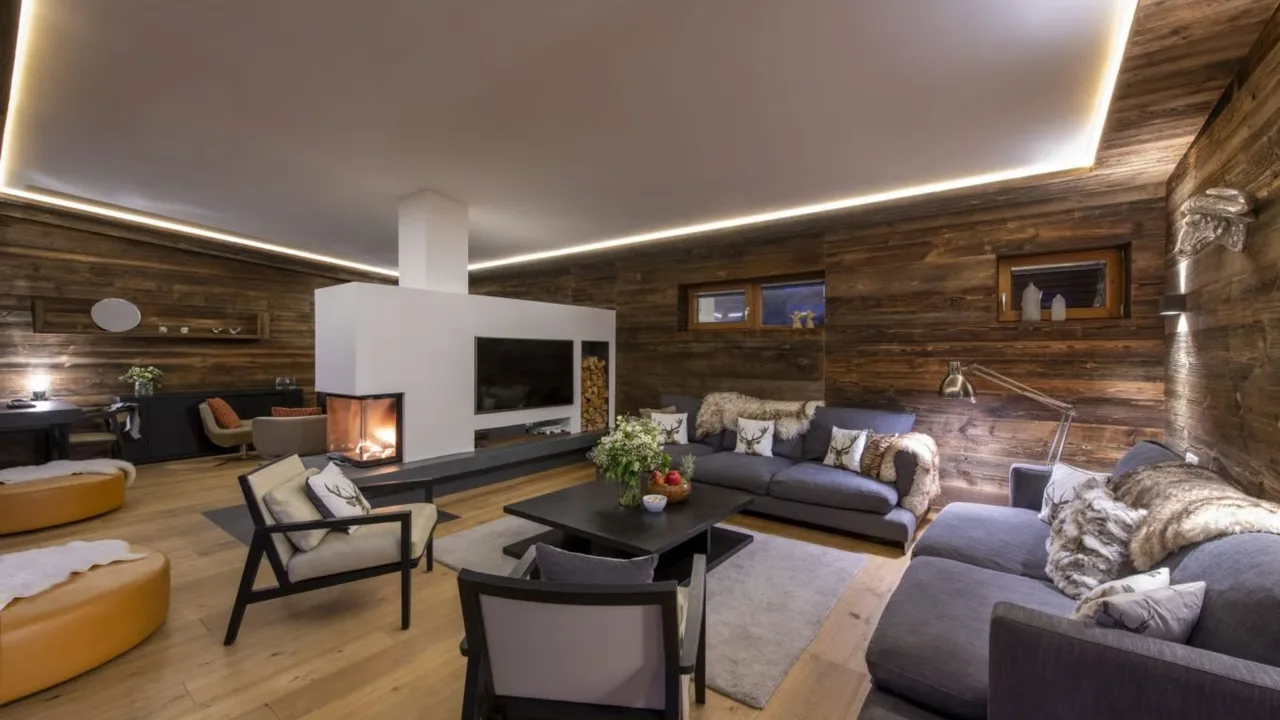 Elegant Chalet Retreat With Private Sauna